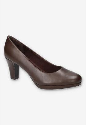 Women's Equinox Platform Pump by Easy Street in Brown (Size 10 M)