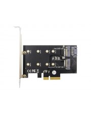 DIGITUS M.2 NGFF / NVMe SSD PCI Express 3.0 x4 Add-On Karte 2 Sender/Kanal Card PCIe (DS-33170)