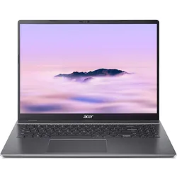 Acer Chromebook Plus 516 (16", 256 GB, 8 GB, DE, Intel Core 3 100U), Notebook, Grau