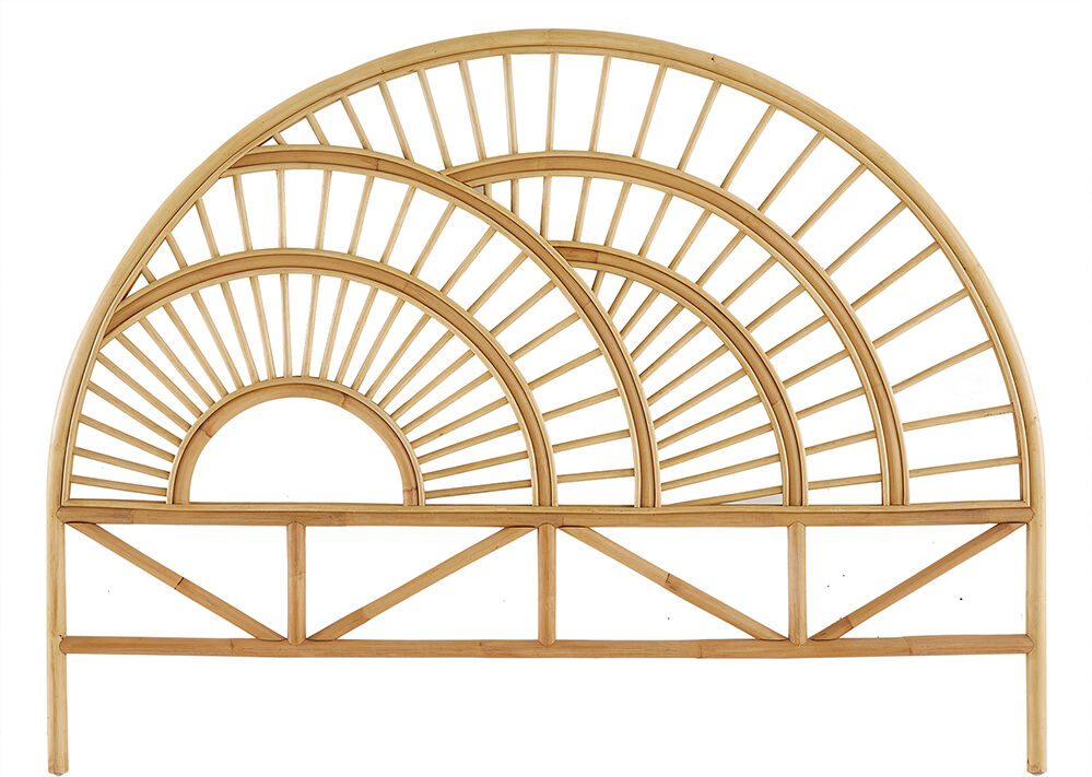 Miliboo Bettkopf aus Rattan B160 cm SUNNY