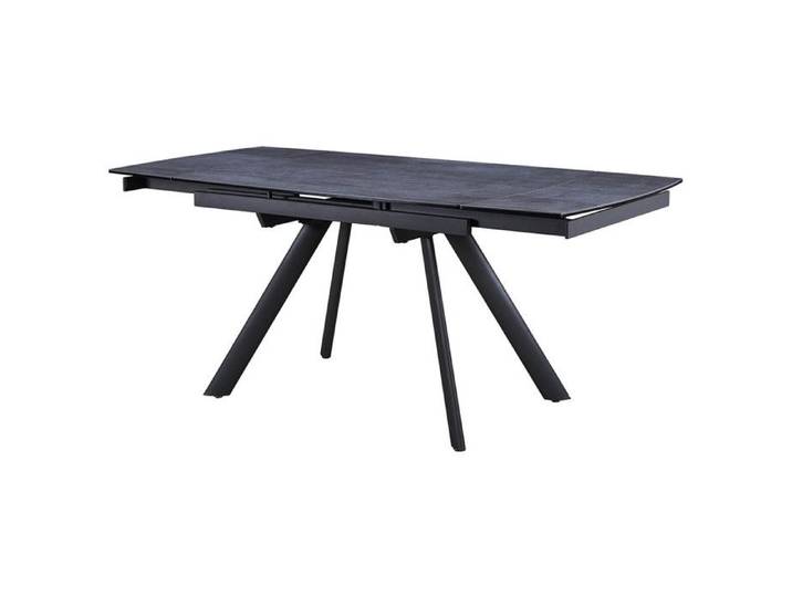 BLAKE - Table de Repas Allongeable Céramique Grise