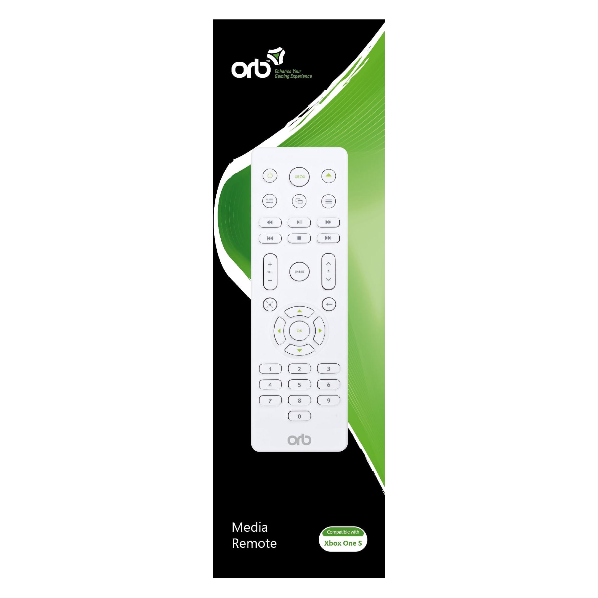 ORB Media Remote - For Xboxone S (Gerätespezifische Fernbedienung, Infrarot) (ORB3212)