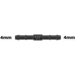 WamSter® I Schlauchverbinder Pipe Connector 4mm Durchmesser