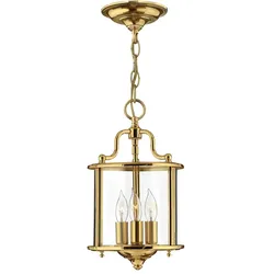 Pendelleuchte Deckenlampe Hängeleuchte Stahl Glas Messing D 20 cm Esszimmerlampe