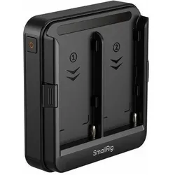 SmallRig 5536 Adapter Plate for NP-F Type Batteries (Supports UPS), Kamera Stromversorgung, Schwarz