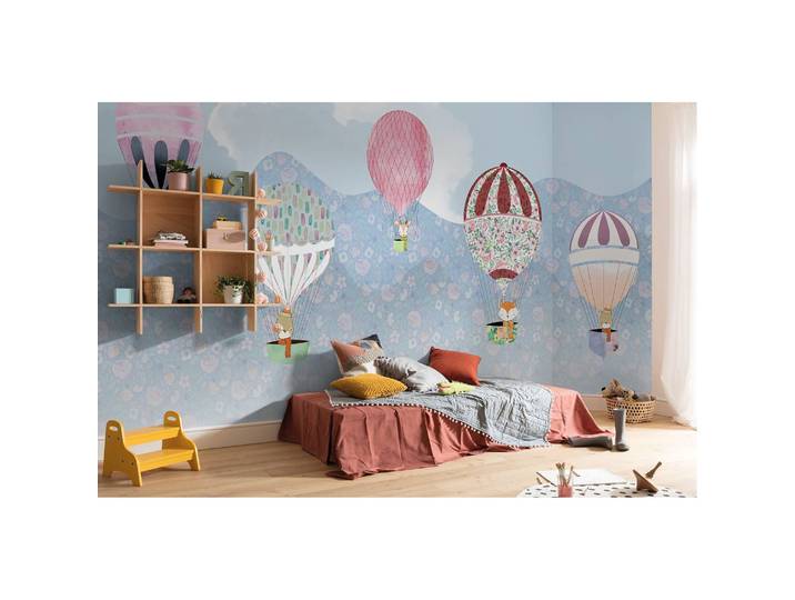 Vlies Fototapete Happy Balloon 500cm Multicolor
