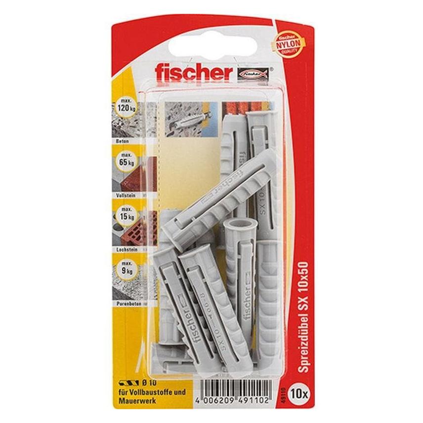 Fischer 90873 Unidübel UX 8X50 S NV (10 Stk.) (578473)