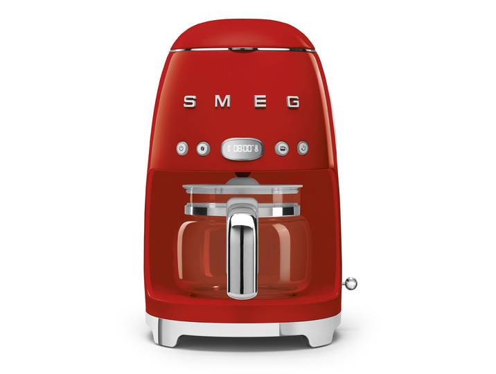 Smeg - Cafetière Filtre Programmable 10 Tasses 1050w Rouge Dcf02rdeu