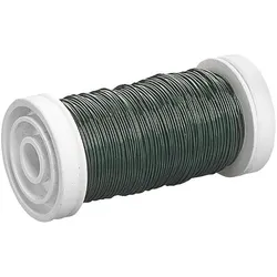5x Knorr Prandell, Draht, Lackdraht 0,5mmx50m grün (50 m)