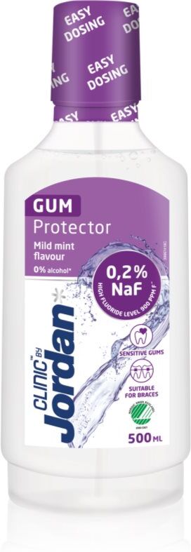 Jordan Clinc Gum Protector bain de bouche pour gencives sensibles 500 ml