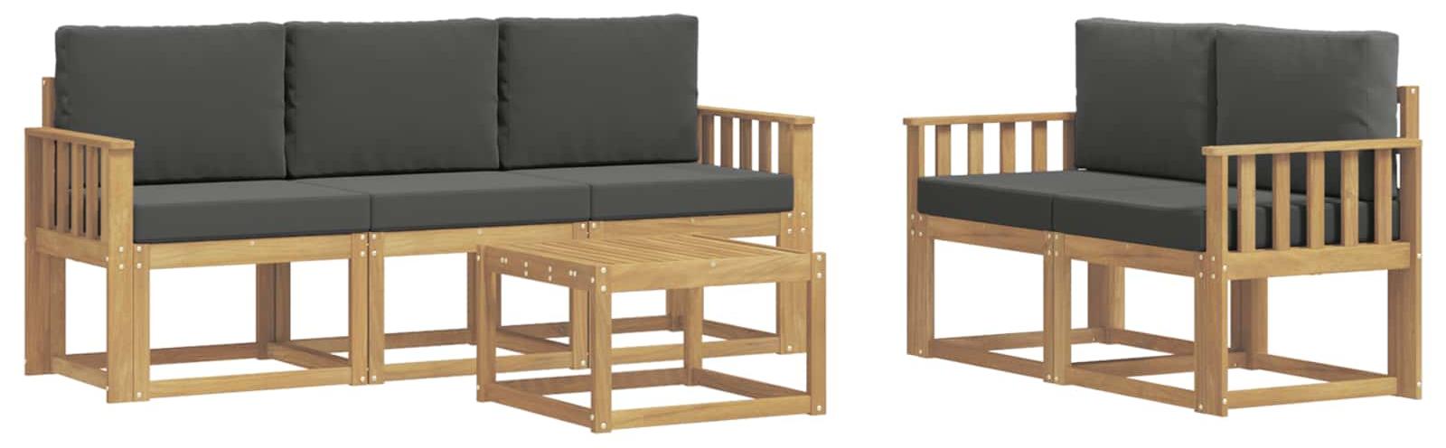Outdoor-Sofagarnitur 6 pcs