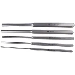 RS PRO, Meissel, 5pcs long pin punch set