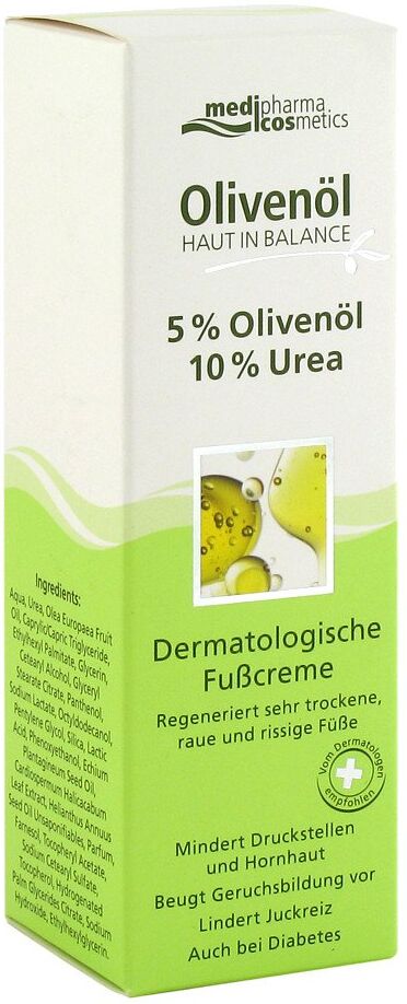 Medipharma Cosmetics Haut In Balance Olivenöl Fusscr.5%oliven.10%urea 100ml