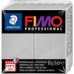 4x Fimo, Modelliermasse, Modelliermasse Professional Grau