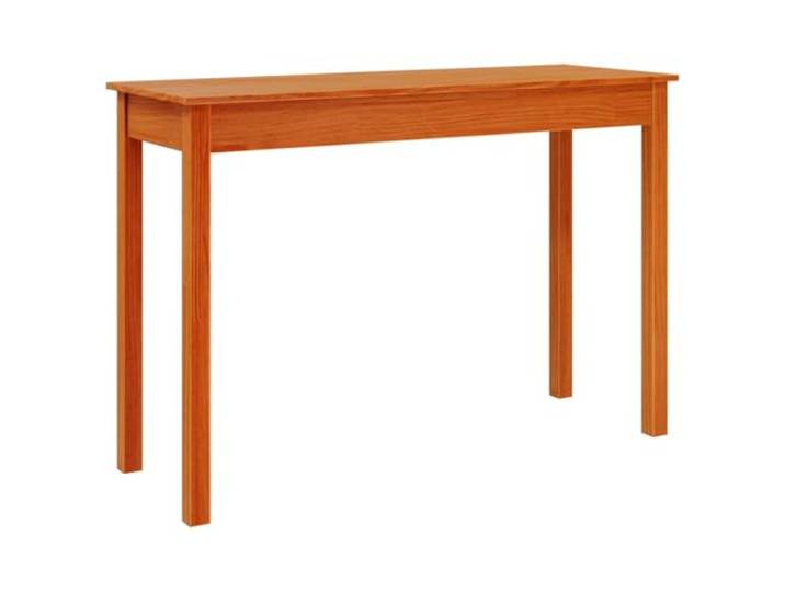 Heofavd Konsolentisch Wachsbraun Massivholz Kiefer 110x40x75 cm