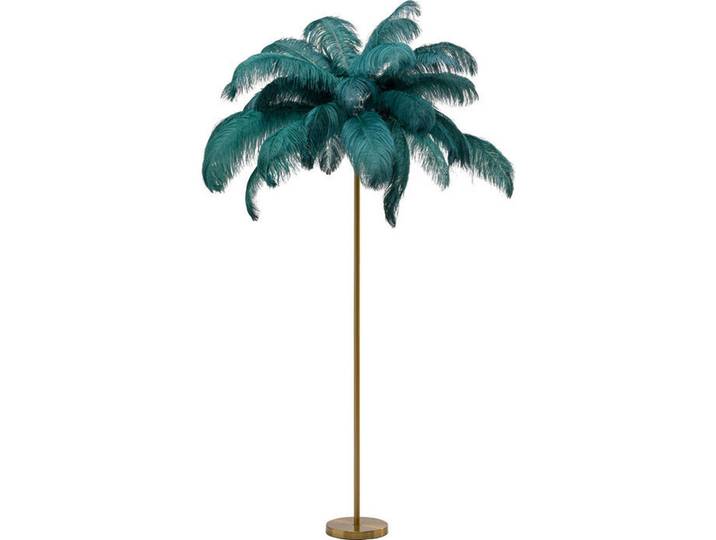 Ambia Home Stehleuchte, Messingfarben, Metall, Federn, 65x165x65 cm, Lampen & Leuchten, Innenbeleuchtung, Stehlampen, Stehlampen