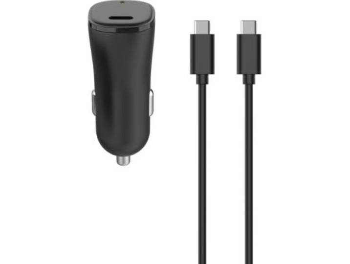 Essentielb - Chargeur + Câble 20w Usb-C + Cable Usb-C 1m Noir