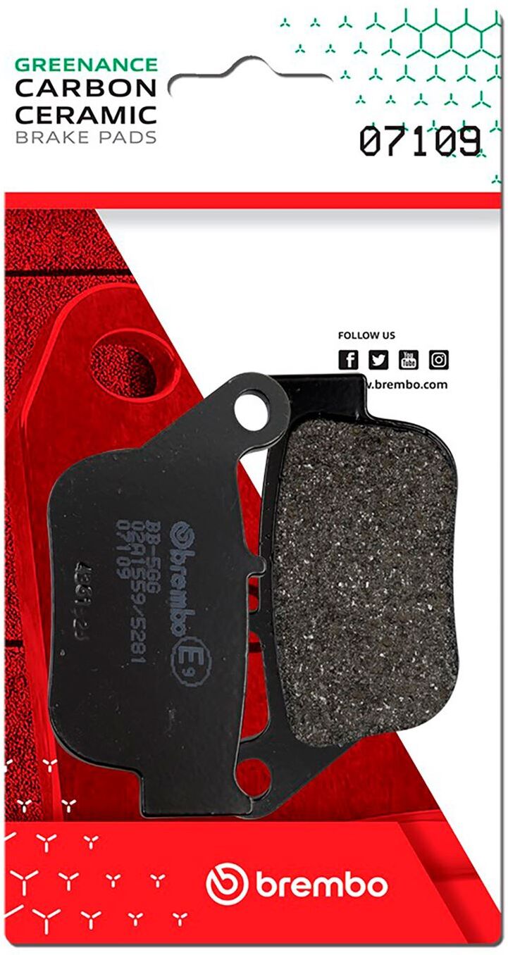 Brembo Bremsbelagsatz, Scheibenbremse 07109