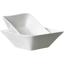 Ritzenhoff & Breker Melodie Servierschalen-Set, Schüssel + Schale, Weiss