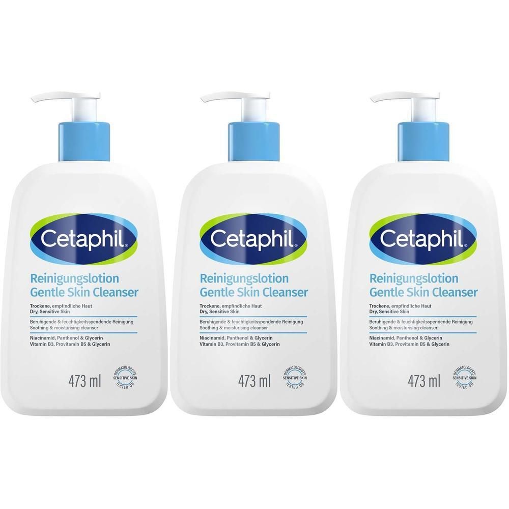Cetaphil Reinigungslotion x3 3x473 ml Lotion