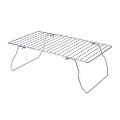 WellHome - Grauer pulverbeschichteter Küchen-Organizer, 37 x 22,5 x 13,5 cm