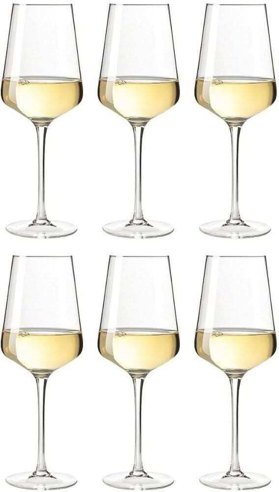 Leonardo Puccini Witte Wijnglazen - Transparant - 560 ml - 6 stuks