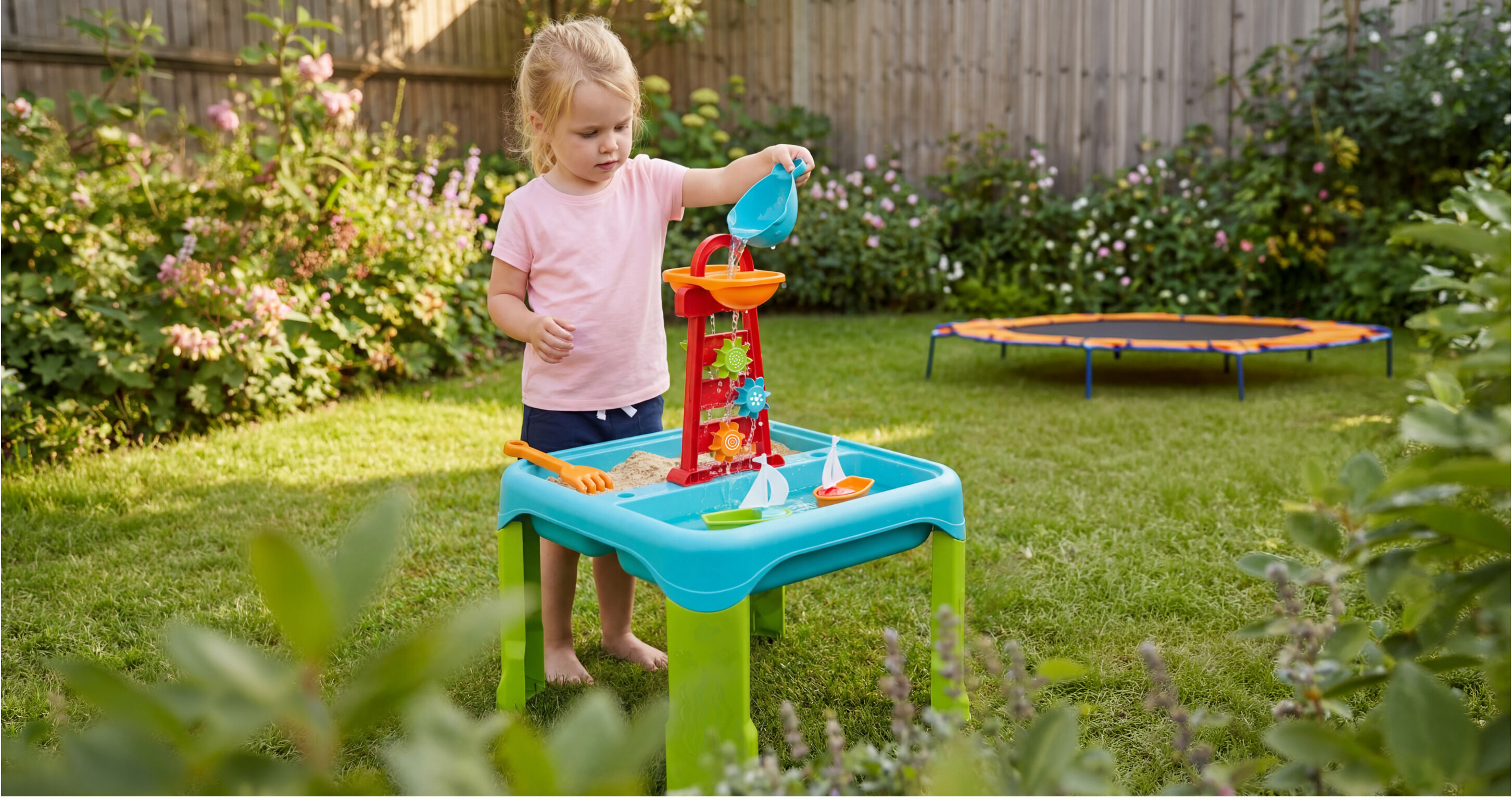 LUPILU® Sand- und Wasserspieltisch, 9-teilig