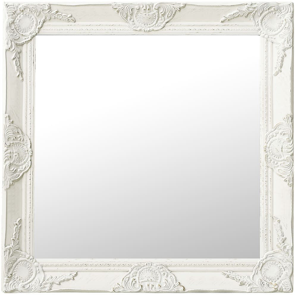 Astoria Grand Ginsberg Mirror White 60cm H x 60cm W