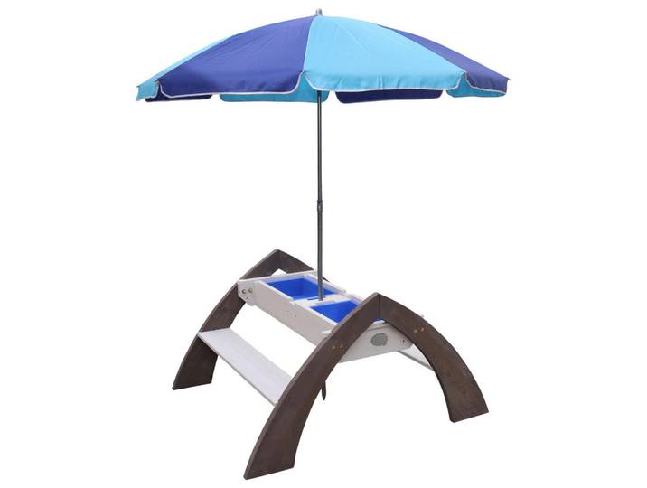 Sand-, Grau, Weiß, Kunststoff, Hemlocktanne, 119x65x98 cm, EN 71, CE, FSC 100%, Gartenmöbel, Kinder-Gartenmöbel