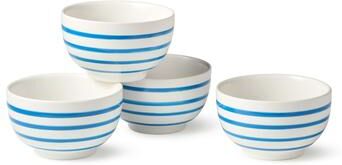 "Certified International Dockside Blue Set of 4 Ice Cream Bowl - 6.00""W x 6.00""D x 3.00""H"