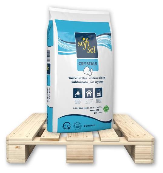 SOFT-SEL CRYSTALS Salzkristalle 1000 kg Perfekte Alternative zu Salztabletten