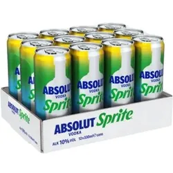 Absolut Vodka Sprite Mixgetränk 10% Vol. 12x 330ml