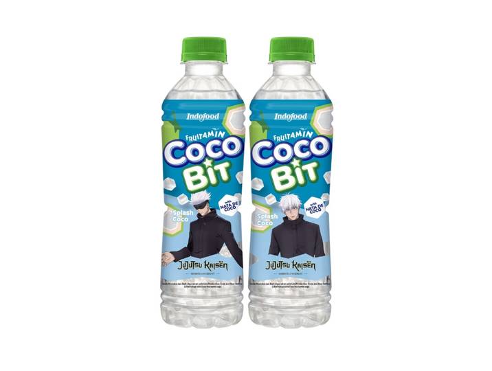 FRUITAMIN Jujutsu Kaisen Splash Jus de Coco avec Nata de Coco 350 ml