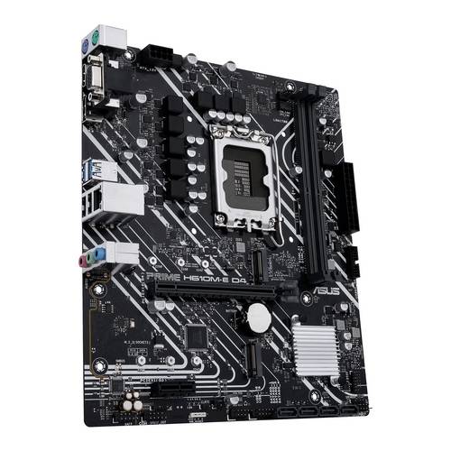 Asus PRIME H610M-E D4-CSM Mainboard Sockel (PC) Intel LGA 1700 Formfaktor (Details) Micro-ATX Mainboard-Chipsatz Intel H610