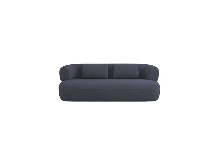 2-Sitzer Design Sofa Estro Bouclé Dunkelblau chosen by Bloomingloft
