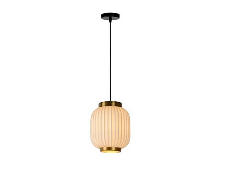 LUCIDE GOSSE - Suspension - Ø 19\,5 cm - 1xE27 - Blanc