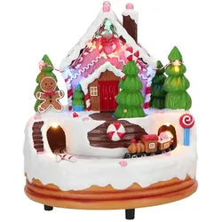 Gingerbread Candy House Train LED animiert Variante 1