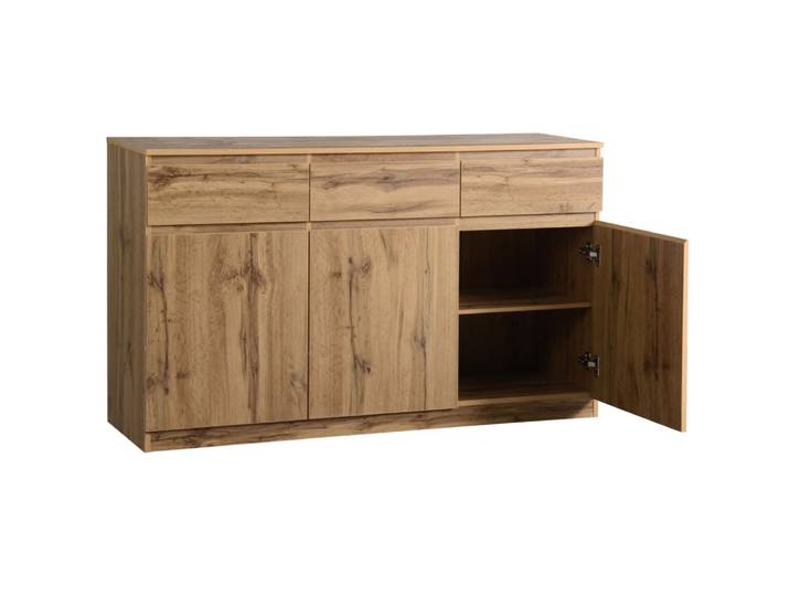 Buffet couleur bois en panneau de particules