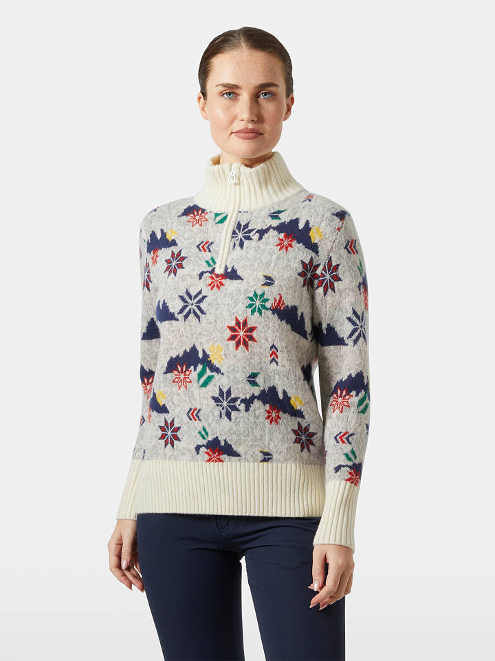 Helly Hansen Wollpullover "Arctic Iceland" in Creme - M