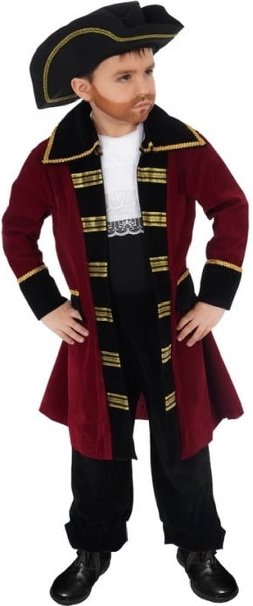 Chaks Piraat Kostuum Kind Captain Edward - Maat 152