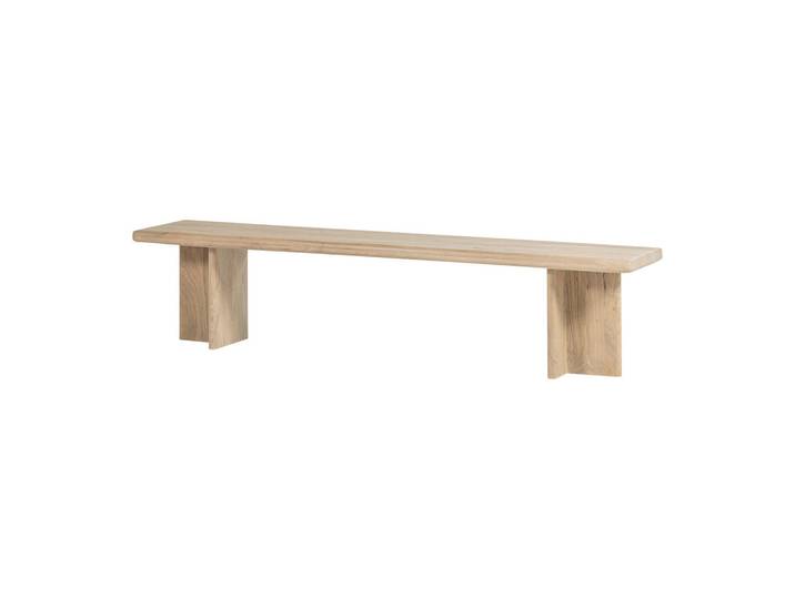 Livetastic Sitzbank Ato, Natur, Holz, Mangoholz, massiv, 180x47x45 cm, in verschiedenen Größen erhältlich, Esszimmer, Bänke, Sitzbänke
