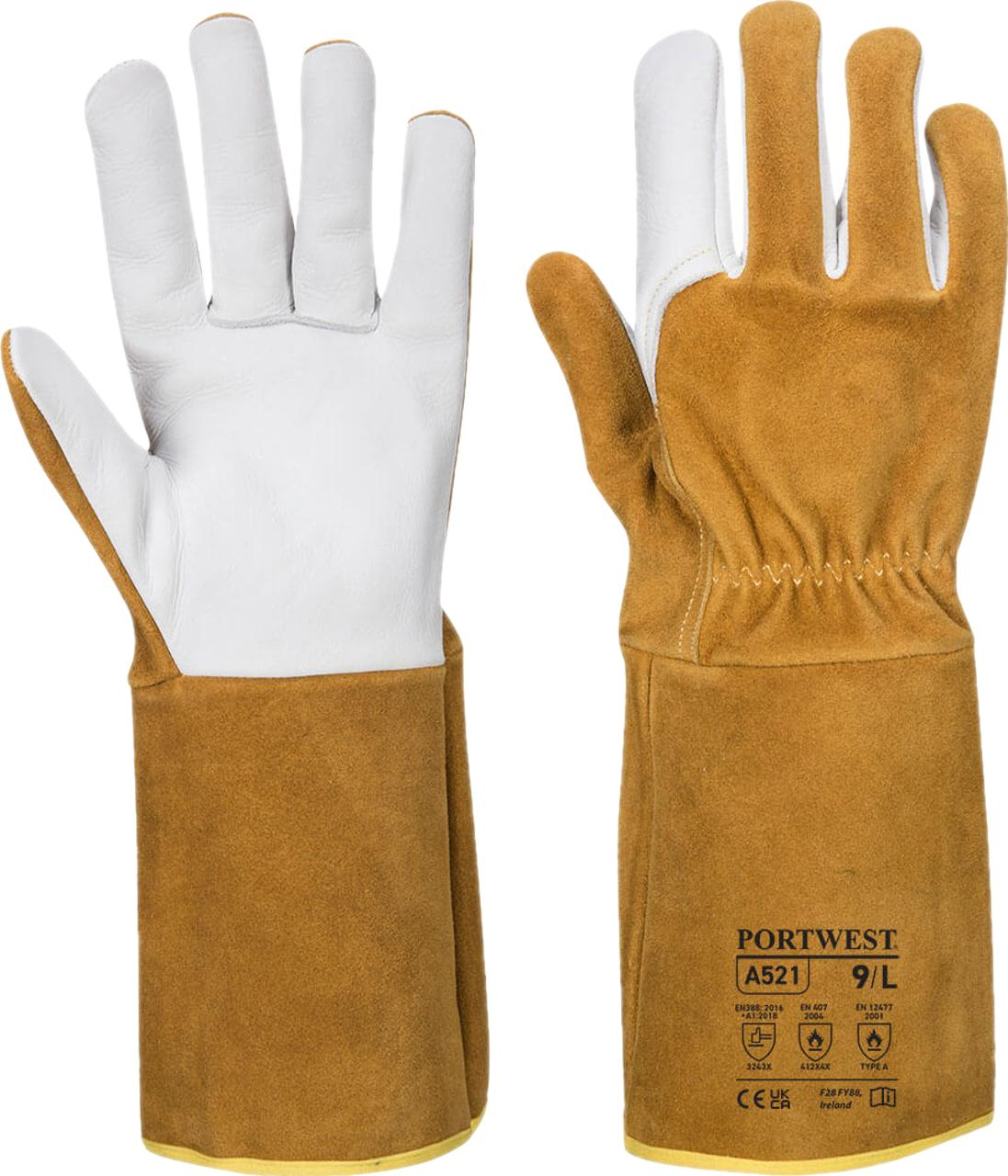Portwest A521 Tig Ultra Svejsehandske 2xl Brun