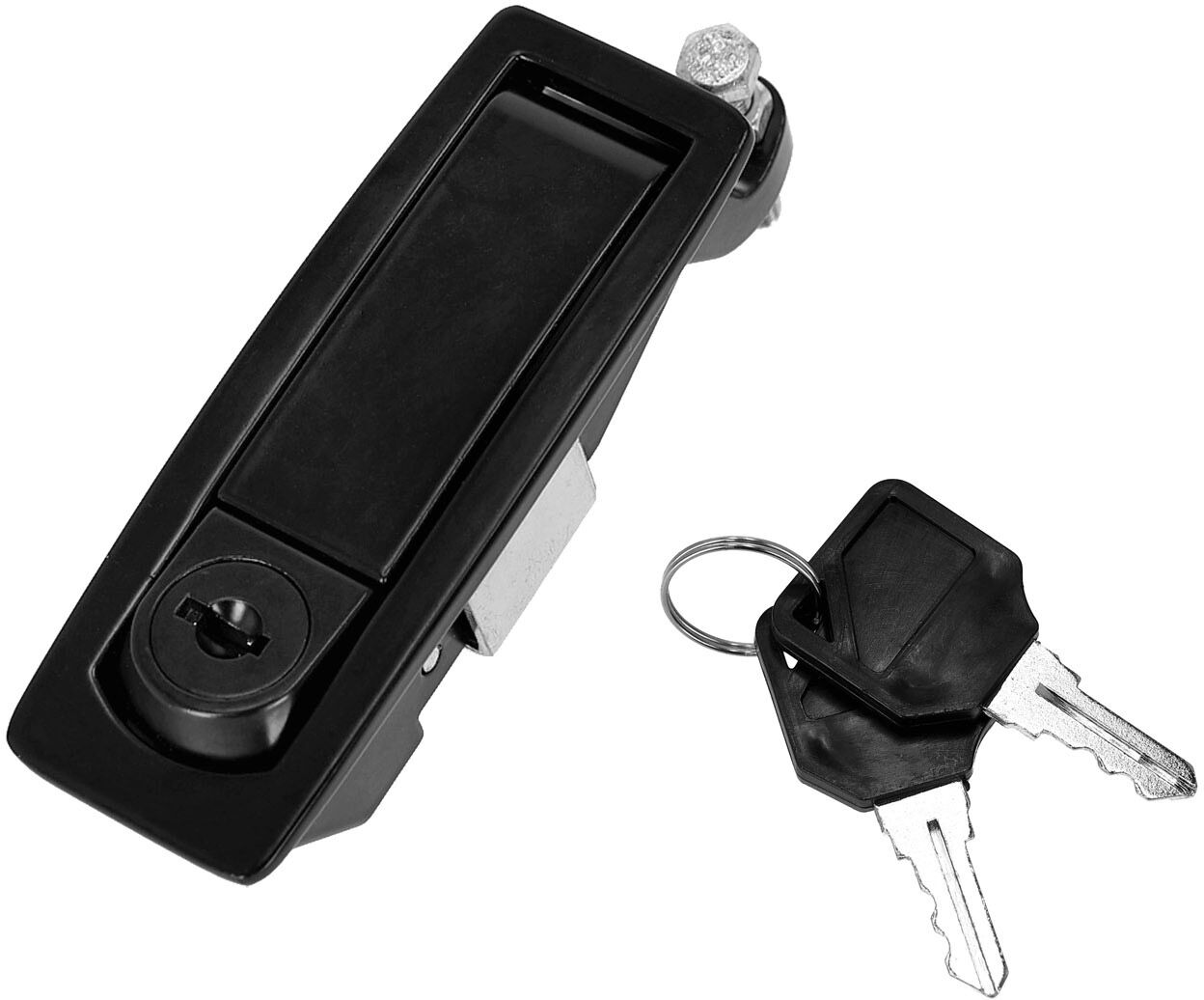 Adam Hall Hardware 16552 L - Hebelverschluss Abschließbar, Schwarz