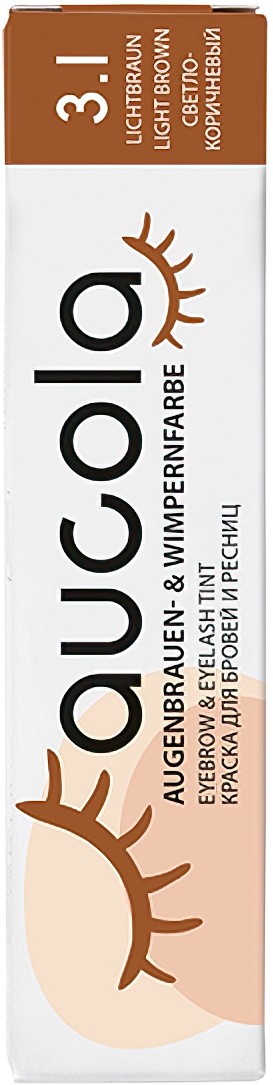 Aucola Augenbrauen - & Wimpernfarbe 3.1 Lichtbraun 15 ml 2770005