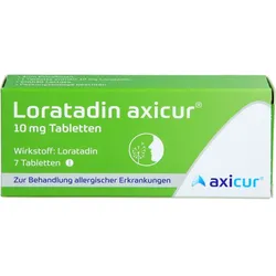 Loratadin Axicur 10 mg Tabletten 7 ST