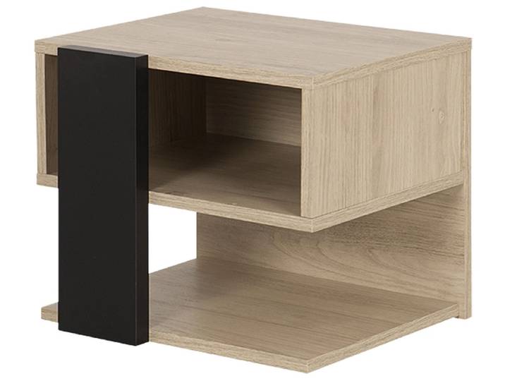 Nachttisch DUPLEX 44x38x37cm schwarz melamin