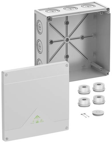 Spelsberg 83540001 Abzweigkasten (L x B x H) 252 x 252 x 120mm Grau IP55, IP66 1St.