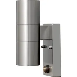Konstsmide Halogenspot Modena, Edelstahl, klares Glas, mit Sensor (7542-000)