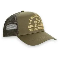 Deus Ex Machina für Herren. D263MHA330 Trucker-Cap Shook Ones olivgrün (OSFA), Lässig, Baumwolle