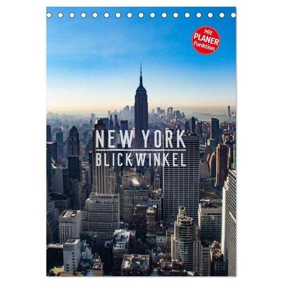 New York - Blickwinkel (Tischkalender 2027 DIN A5 hoch), CALVENDO Monatskalender